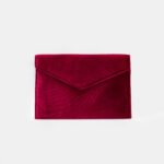 Clutch Envelope de Veludo Preto - Imagem 3