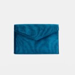 Clutch Envelope de Veludo Preto - Imagem 5