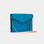 Clutch Envelope de Veludo Preto - Imagem 6